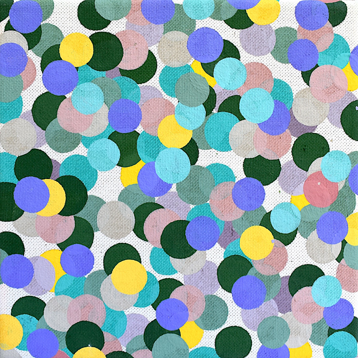 simone hamann bubbles_camouflage1 2021 19 x 19cm acrylic on cotton
