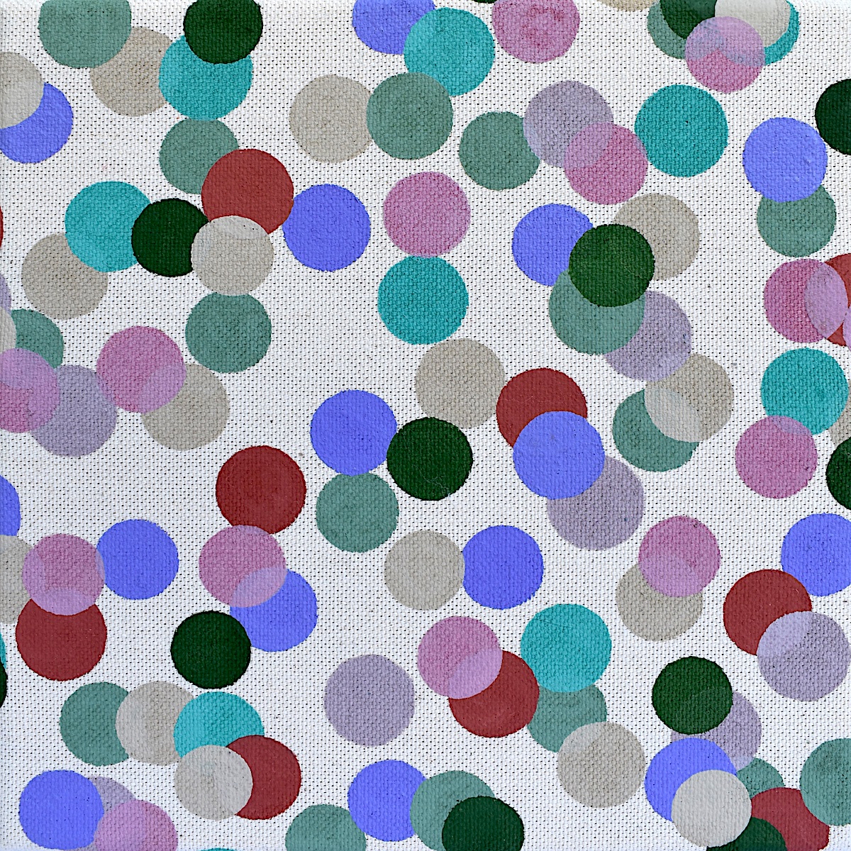 simone hamann bubbles_camouflage2 2021 19 x 19cm acrylic on cotton